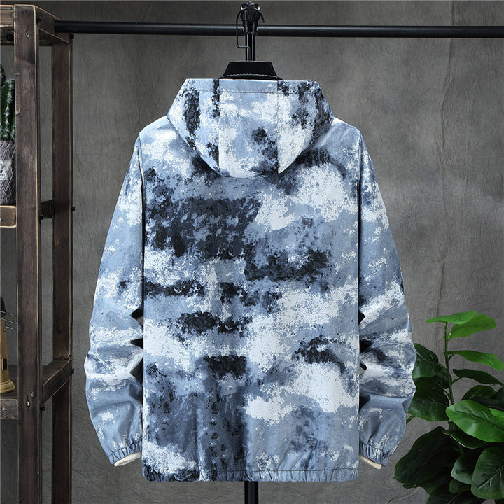 Discover the Trendy Patchwork Camouflage Men's Jacket