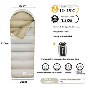 Experience Comfort and Adventure with Our Outdoor Camping Waterproof Cotton Sleeping Bag