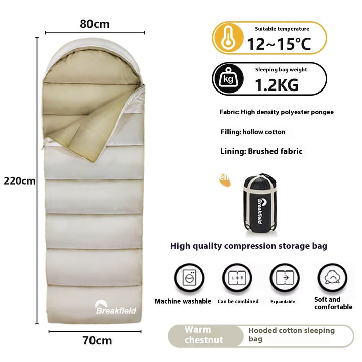 Experience Comfort and Adventure with Our Outdoor Camping Waterproof Cotton Sleeping Bag