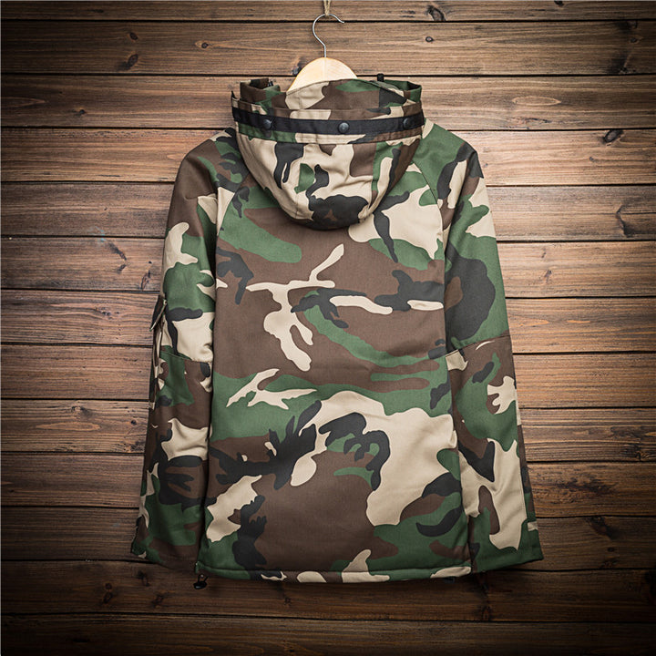 Winter camouflage cotton jacket