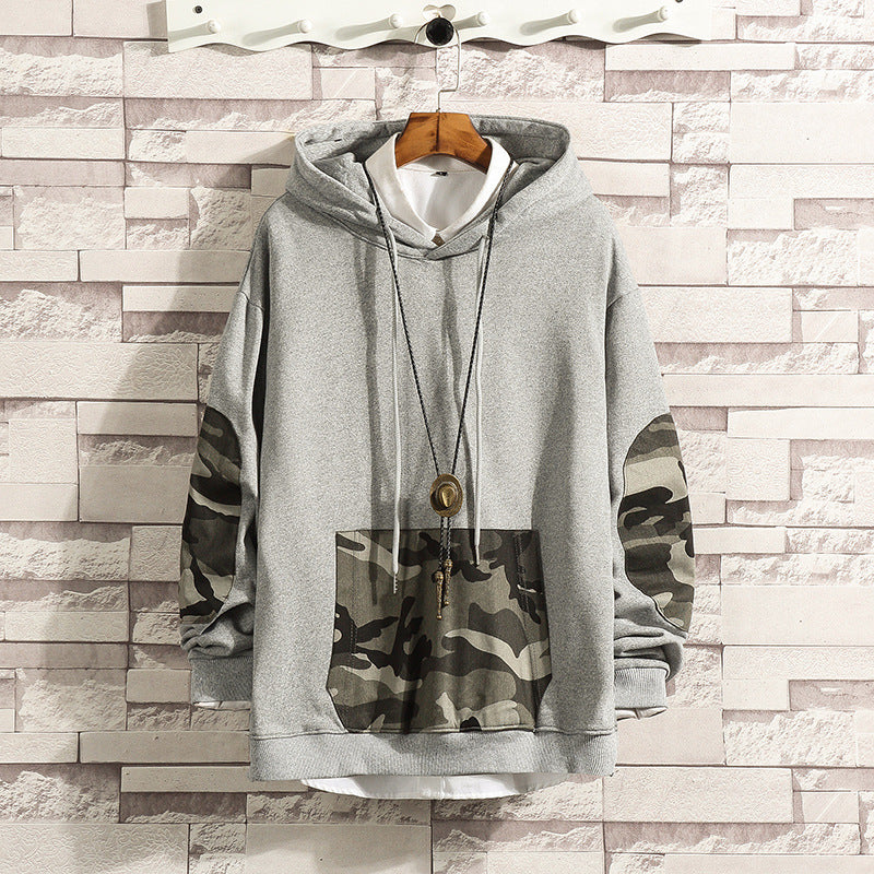 Men's camouflage hooded sweater casual jacket