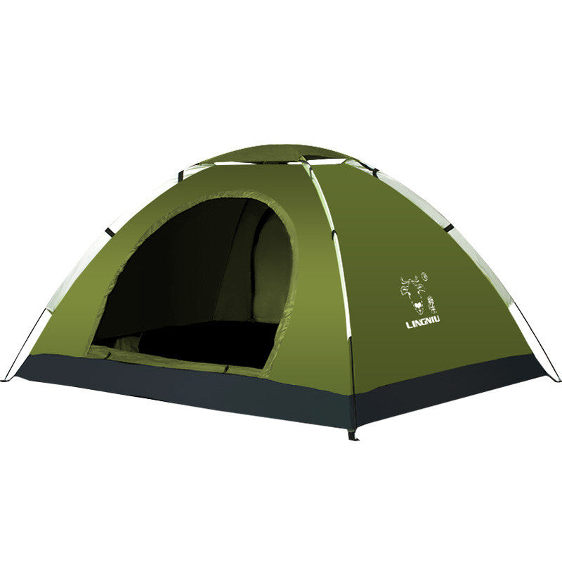 Single-layer camping outdoor tent