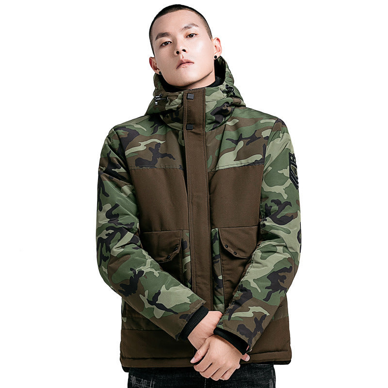 Military camouflage men's cotton jacket