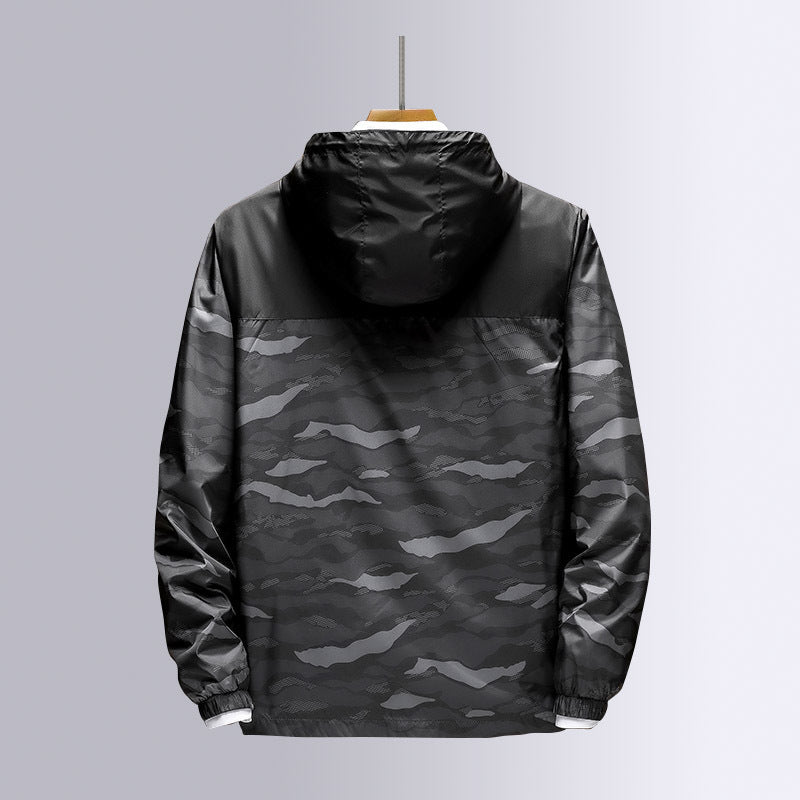 Trendy Jacket Casual Sports Camouflage Windbreaker