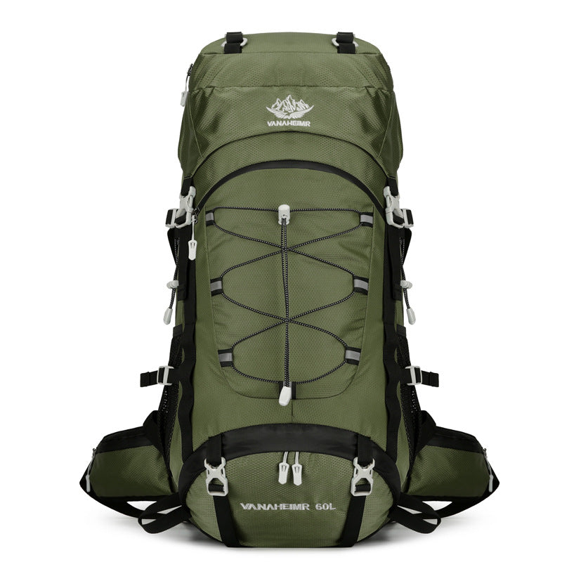 Outdoor Bag 60 Liters Large Capacity Hiking Backpack