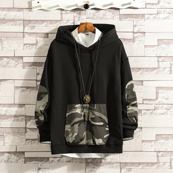 Men's camouflage hooded sweater casual jacket