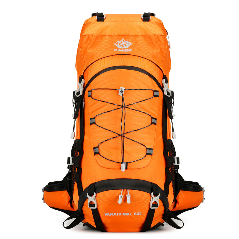 Outdoor Bag 60 Liters Large Capacity Hiking Backpack