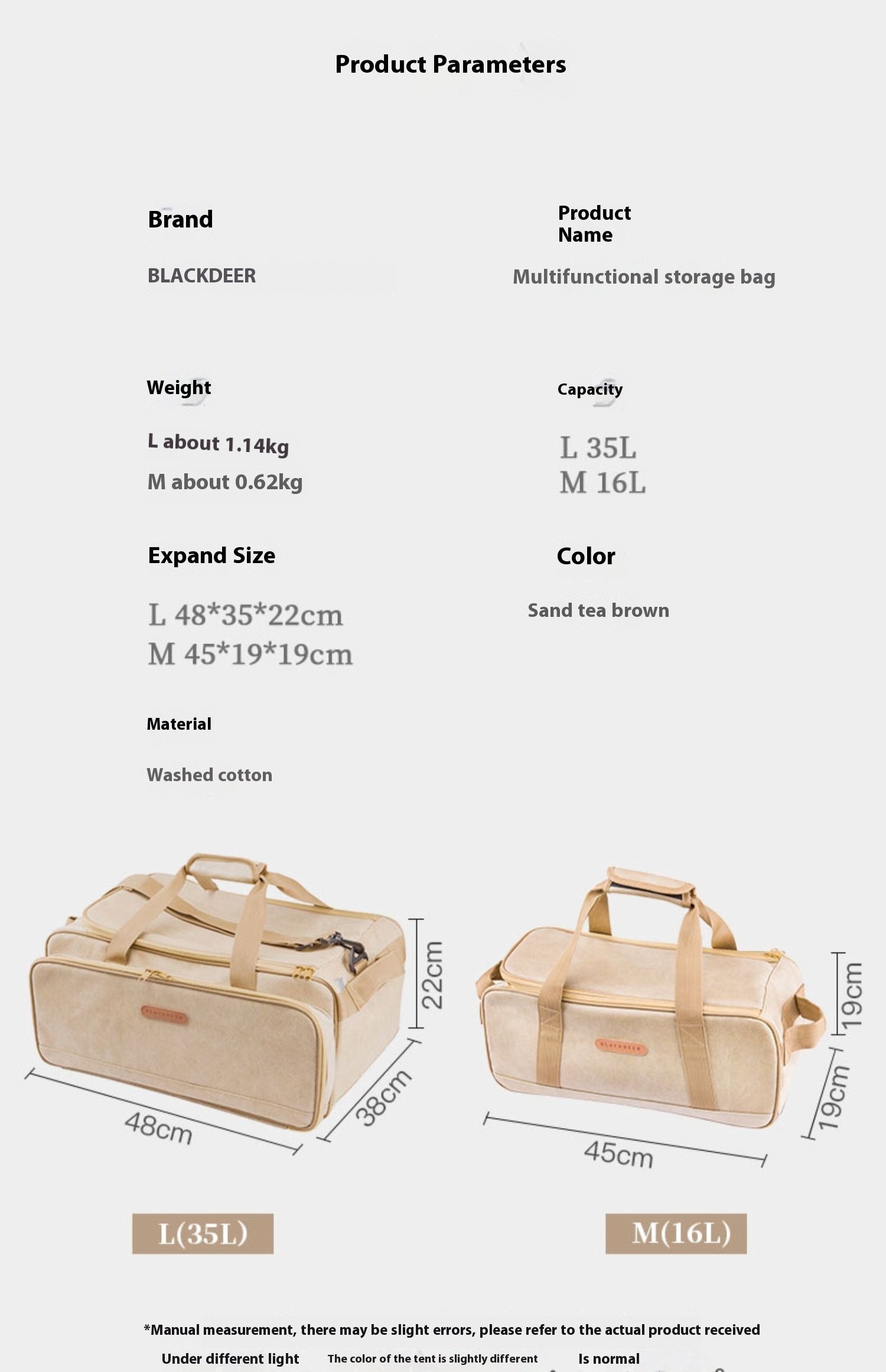 Outdoor Camping Thickened Picnic Bag