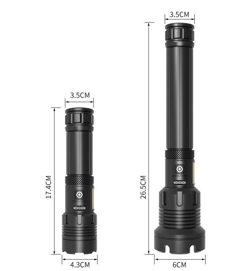 Outdoor Camping Emergency Rechargeable Flashlight